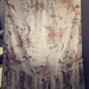 Patterned Maxi Skirt